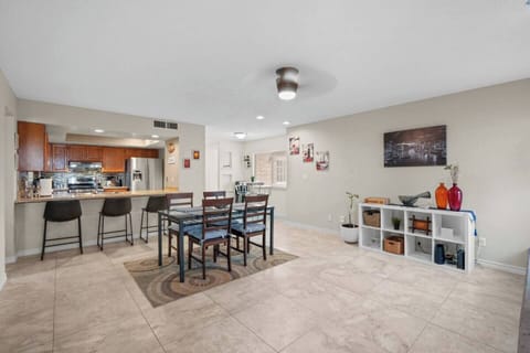 Kitchen with second dining area