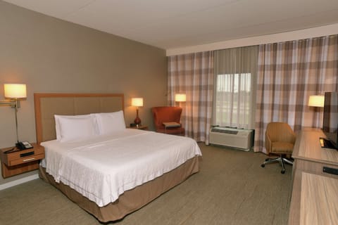 Room, 1 King Bed, Accessible (Mobility & Hearing, Roll-in Shower) | In-room safe, free WiFi, bed sheets