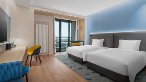 Standard Room, 2 Twin Beds, Sea View (Extra Floor Space)