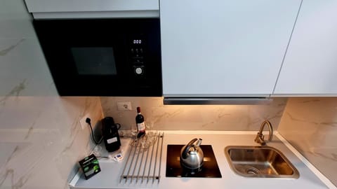 Shared fridge, microwave