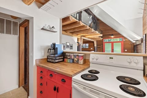 Coffee, creamer, sugar, and tea provided for your enjoyment!