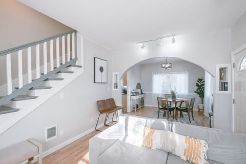 Lots of gathering space in this open floor plan