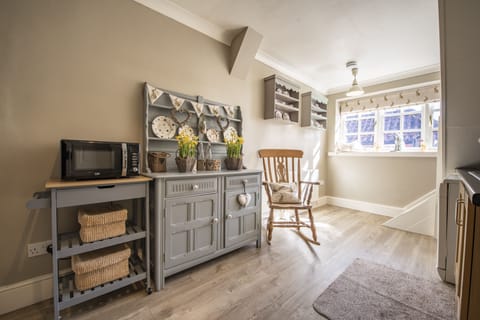 Ground floor: The butlers kitchen, with an abundance of Emma Bridgewater crockery