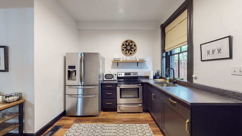 Kitchen: It also provides plenty of space, designed for easy movement and a comfortable time in the kitchen.