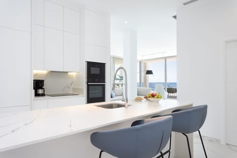 Suite, 2 Bedrooms, Sea View, Corner (C5.2) | Private kitchen | Espresso maker, coffee/tea maker, electric kettle