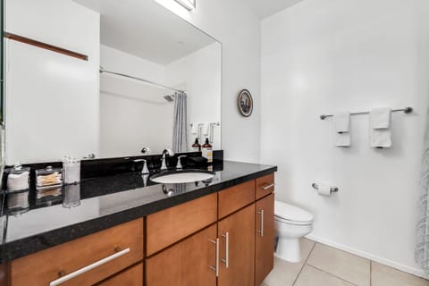 Superior Apartment | Bathroom | Free toiletries, hair dryer, towels, toilet paper