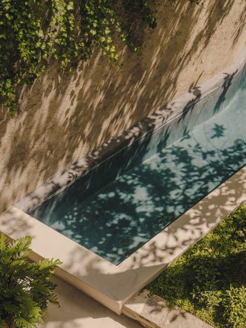 Indoor pool, outdoor pool