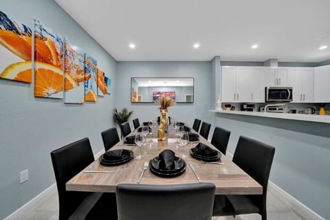 Dining table for 10 guests