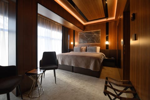 Deluxe Double Room | Frette Italian sheets, premium bedding, memory foam beds, minibar