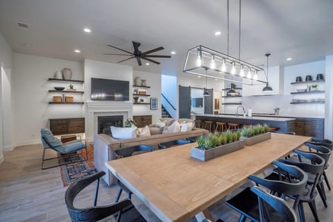 Open concept main floor living spaces allow your group to comfortably gather