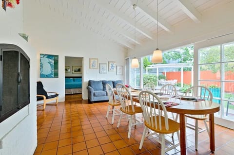 Dining Room with Views of the Backyard.