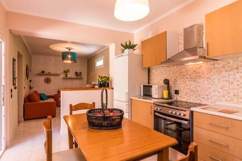 Apartment | Private kitchen | Full-size fridge, microwave, oven, stovetop