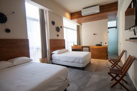 Luxury Room, 2 Double Beds | In-room safe, iron/ironing board, free WiFi, bed sheets