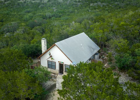 Aerial view of house