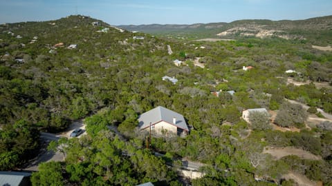 Aerial view of house