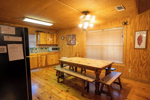 Kitchen and dining area view