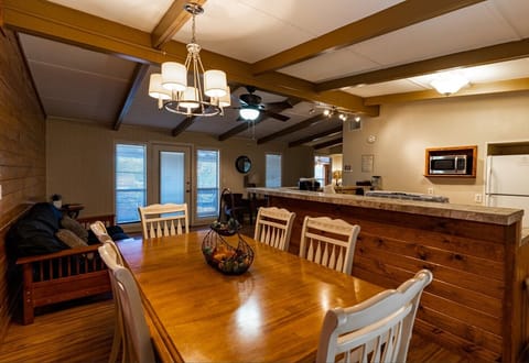 Dining area view of kitchen