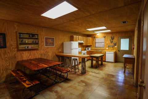 Kitchen + dining view