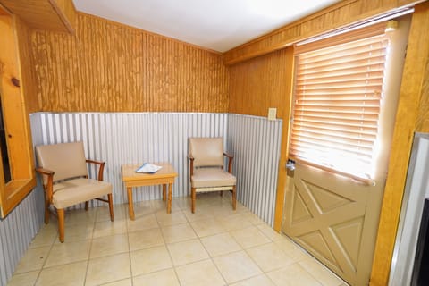 Front seating area view