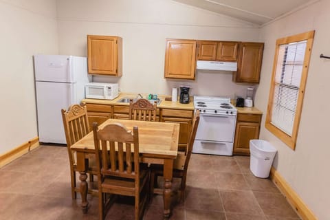 Dining + kitchen view