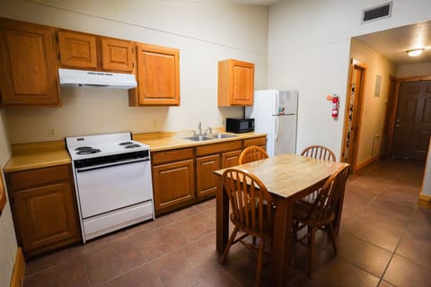 Kitchen + dining area view
