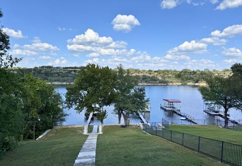 Beautiful Lake Travis right out your backdoor!  Private Dock available for your use!