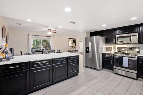 Large Stainless Steel Refrigerator