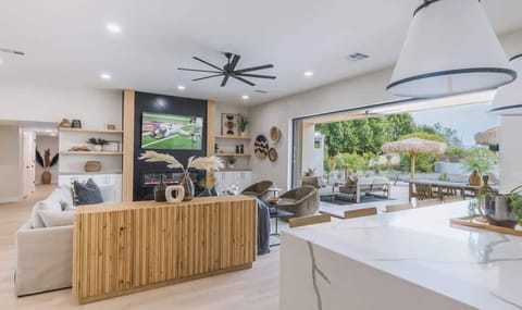 Bright, open-concept living area with seamless indoor-outdoor flow.