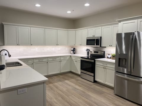 Fully stocked kitchen