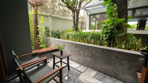 Family Apartment, 2 Bedrooms, Garden View | Terrace/patio