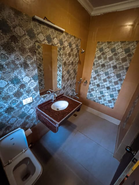 Royal Suite | Bathroom | Shower, rainfall showerhead, hair dryer, bidet