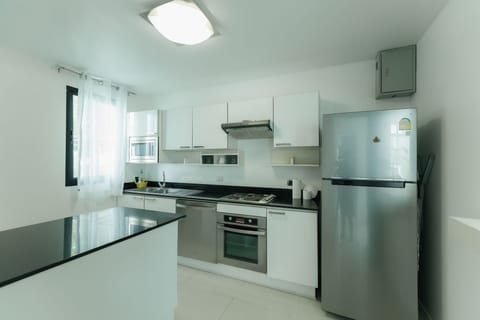 Deluxe Villa, Private Pool | Private kitchen | Full-size fridge, microwave, stovetop, dishwasher