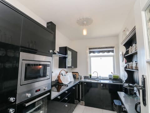 Fridge, dishwasher, electric kettle, toaster