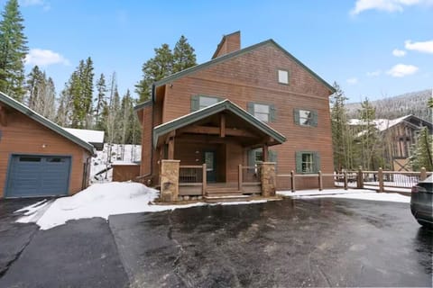 Surrounded by towering trees and stunning vistas.