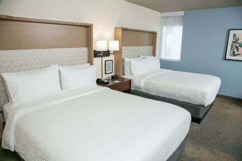 Suite, 2 Queen Beds | In-room safe, desk, laptop workspace, iron/ironing board