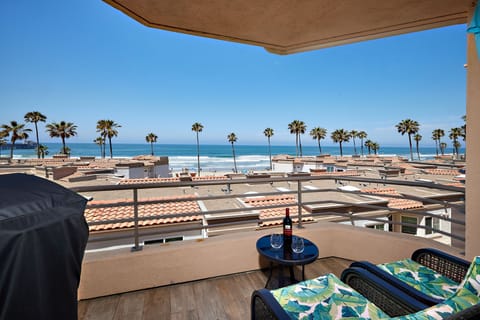 balcony, ocean views
