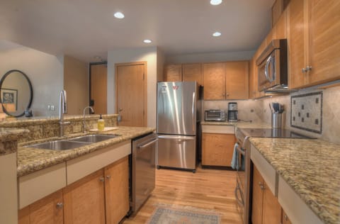 Fully stocked kitchen