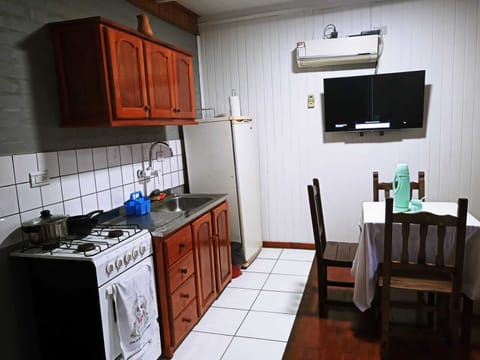 Standard Cabin, 1 Queen Bed, River View | Private kitchen | Full-size fridge, cookware/dishes/utensils, cleaning supplies