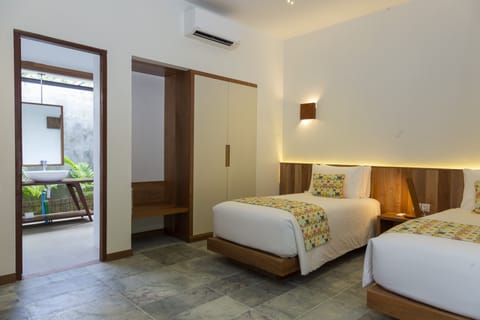 Family Villa | Down comforters, memory foam beds, minibar, individually decorated