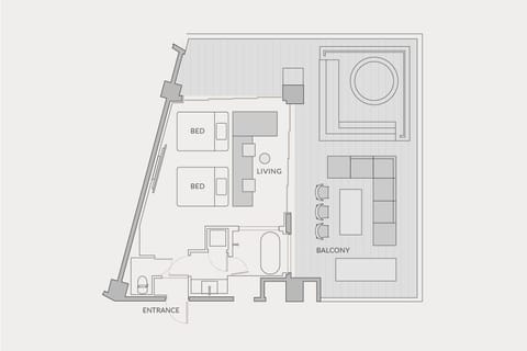 The Terrace Chill Suite,Non Smoking | In-room safe, blackout drapes, free WiFi