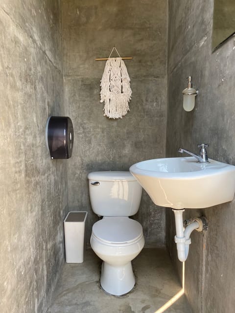 Double Room, Patio, Lake View | Bathroom | Shower, towels, soap, shampoo