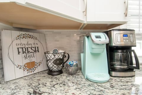 Coffee Bar with Keurig and Cuisinart