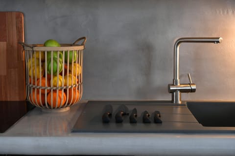 Deluxe Apartment, 3 Bedrooms, Hot Tub, Partial Sea View (Seasonal Hot tub opened May-October) | Private kitchen | Espresso maker, electric kettle