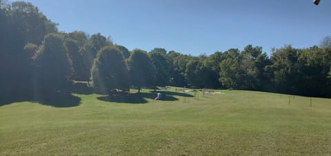 Volleyball net and soccer goals are also on the property for use!
