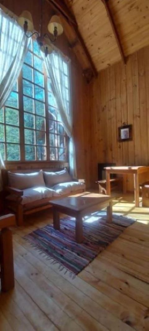 Superior Cabin | Living area | 32-inch LED TV with satellite channels, TV, heated floors