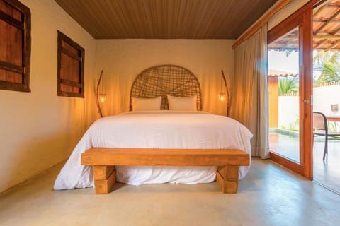 Deluxe Chalet, 1 King Bed, Private Pool | Premium bedding, down comforters, minibar, individually decorated