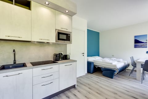 Kitchen and dining area