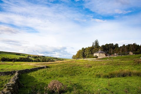 Broadgate House - the house surrounded by Northumbrian countryside