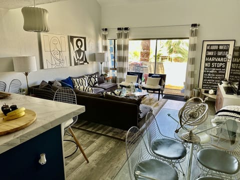 Fully Furnished! Tasteful modern design! Mid Century Modern Unit! 