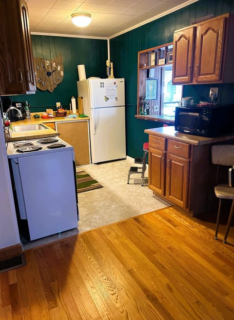 Kitchen view from living room.